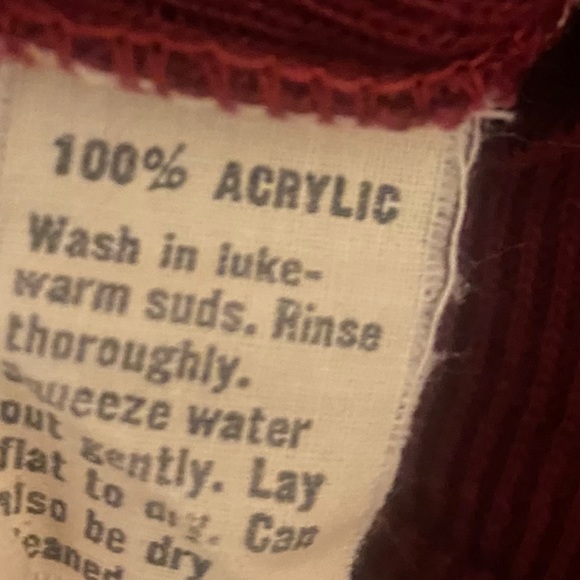 Vintage Burnt Orange Acrylic Turtle-Neck sweater - Picture 4 of 4